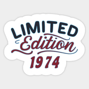 Limited Edition 1974 Sticker